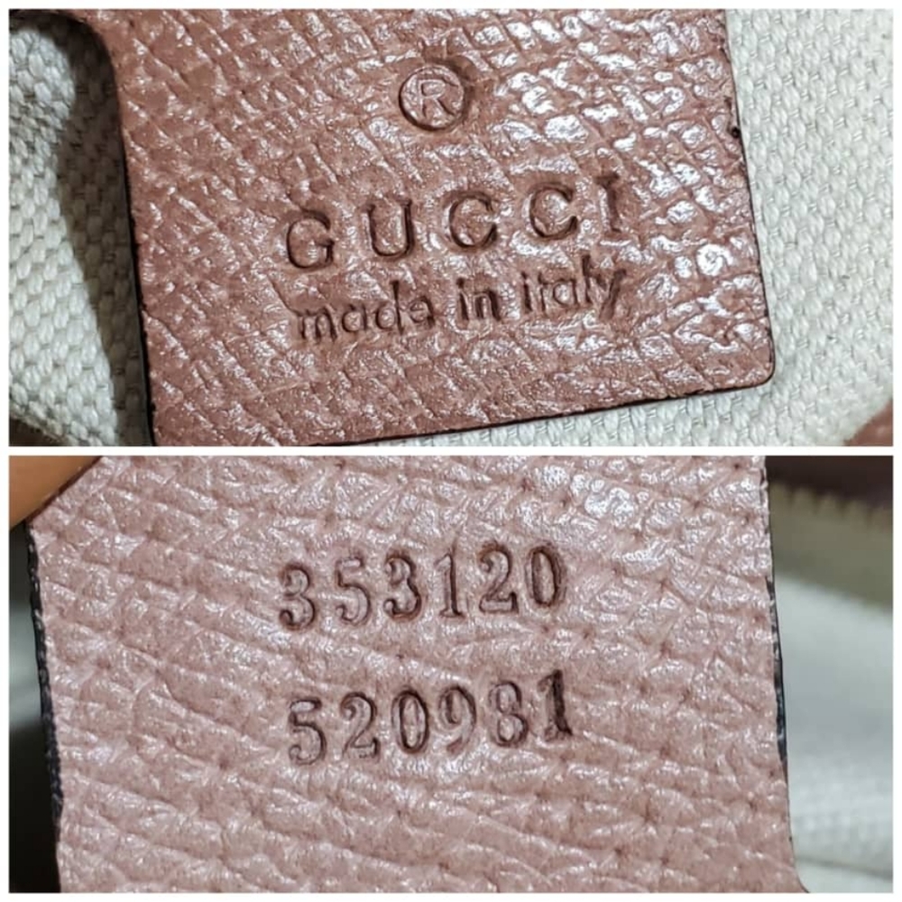 Authentic GUCCI Monogram Medium Bree Shoulder Bag - Picture 2 of 12